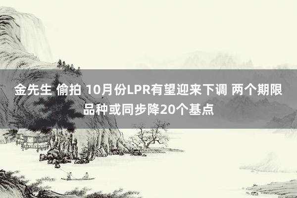 金先生 偷拍 10月份LPR有望迎来下调 两个期限品种或同步降20个基点