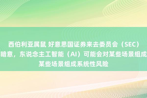 西伯利亚属鼠 好意思国证券来去委员会（SEC）主席根斯勒暗意，东说念主工智能（AI）可能会对某些场景组成系统性风险